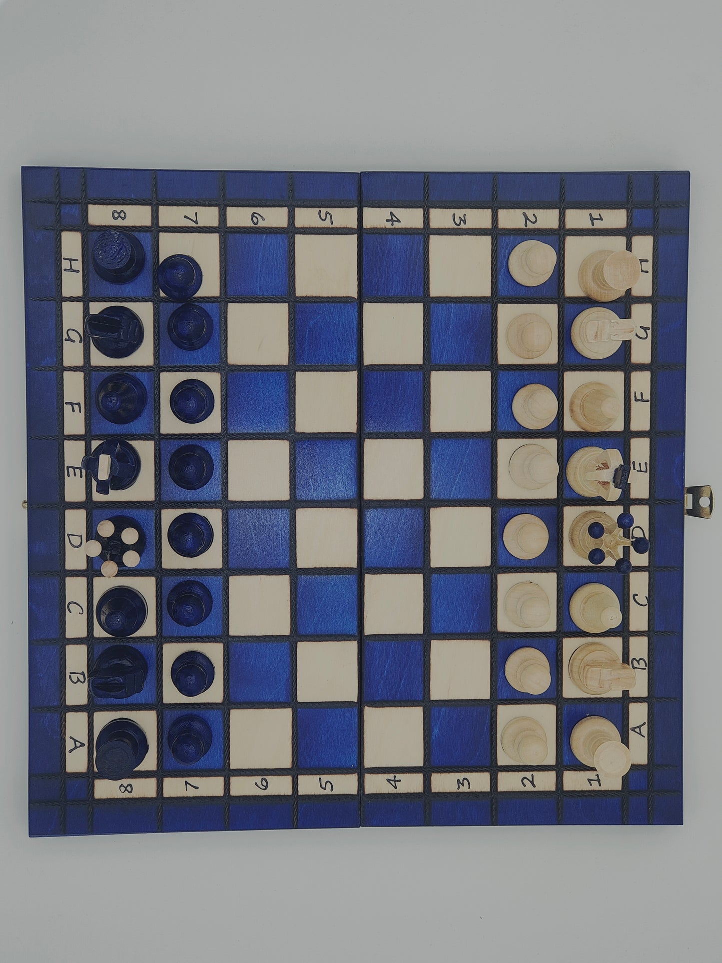 jeu d’échecs Touriste en bois pliable format voyage, stratégie et cadeau élégant
