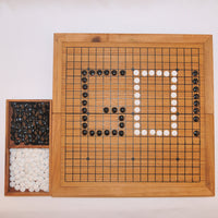 Jeu de go en bois – stratégie, patience et réflexion jeu en bois original pour famille, apéro ou soirée entre amis