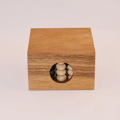 Puissance 5 3D en bois, jeu de stratégie et observation pour famille ou amis