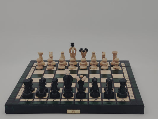 jeu d’échecs Touriste en bois pliable format voyage, stratégie et cadeau élégant