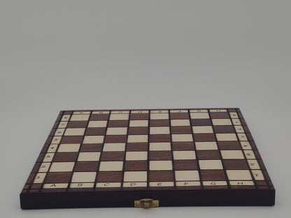 jeu d’échecs Touriste en bois pliable format voyage, stratégie et cadeau élégant