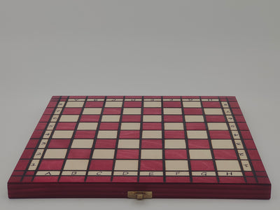 Jeu d'échecs - Touriste 32 cm - Rouge