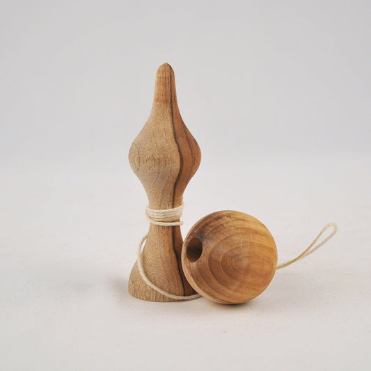 Bilboquet casse-tête en bois niveau 1, jeu de patience enfant ado famille