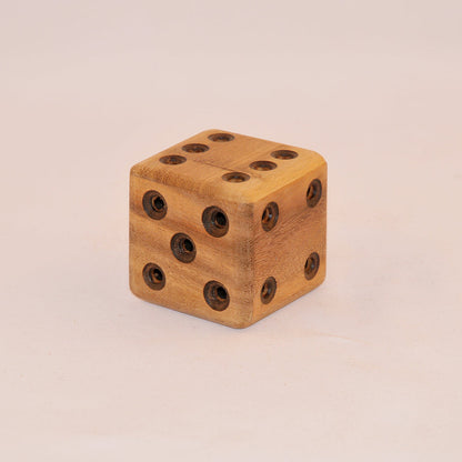 Dé magique casse-tête en bois niveau 2, jeu de patience enfant ado famille