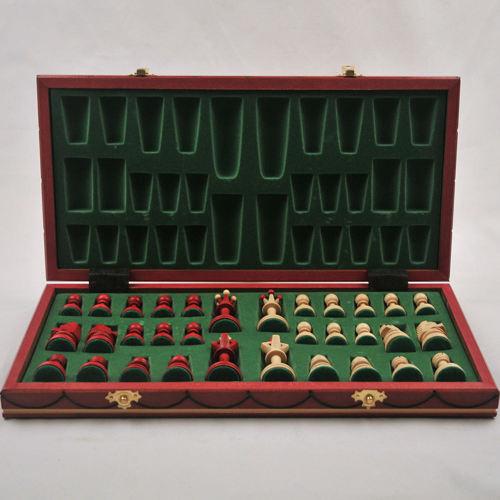 jeu d’échecs Senator en bois pliable avec pièces lestées, cadeau stratégie décoration maison