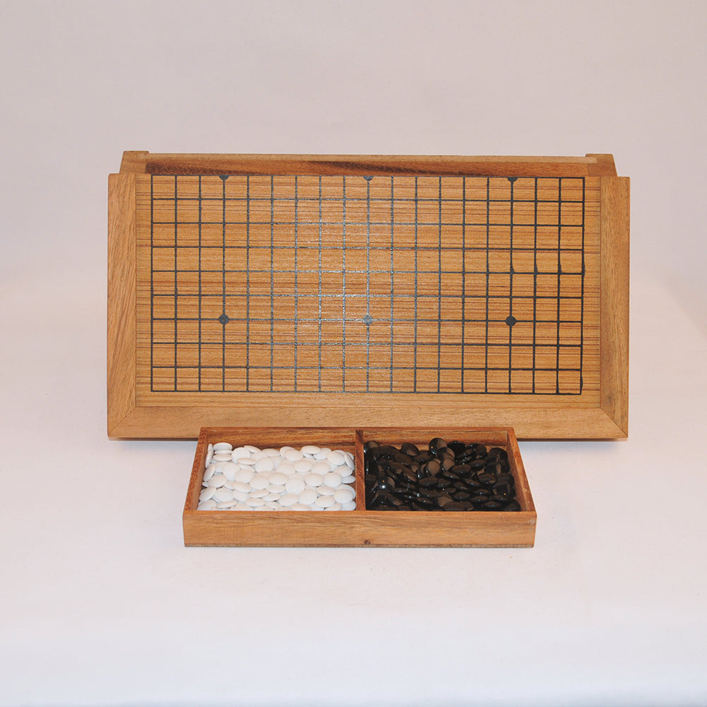 Jeu de go en bois – stratégie, patience et réflexion jeu en bois original pour famille, apéro ou soirée entre amis
