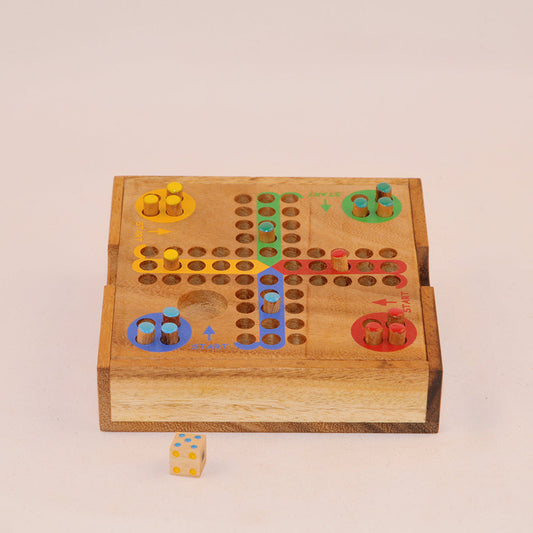 Les petits chevaux en bois – jeu de société original jeu en bois original pour famille, apéro ou soirée entre amis