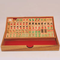 jeu Mah-jong en bois, jeu de société stratégique et cadeau original adulte