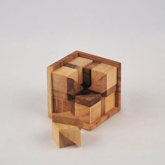 Octagon casse-tête en bois niveau 3, défi logique ado adulte à partager