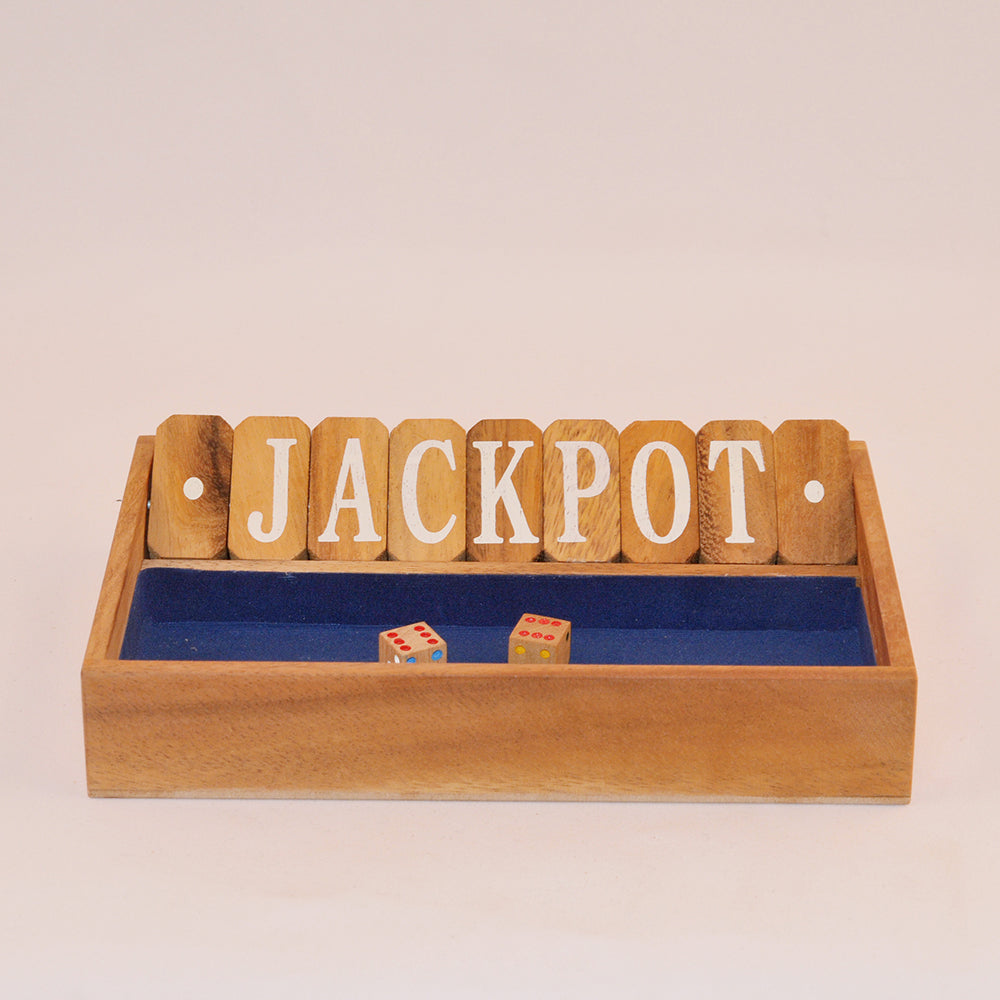 Shut the box ! en bois – jeu de société original jeu en bois original pour famille, apéro ou soirée entre amis