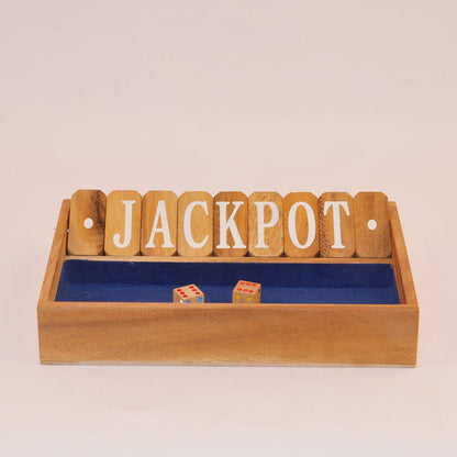 Shut the box ! en bois – jeu de société original jeu en bois original pour famille, apéro ou soirée entre amis